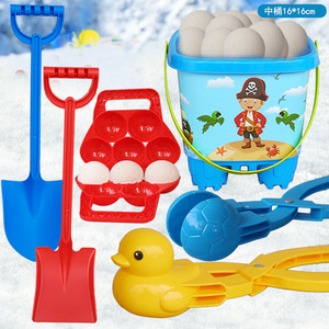 儿童雪球夹玩具雪夹子雪铲桶夹雪球神器玩雪工具打雪仗装备堆雪人