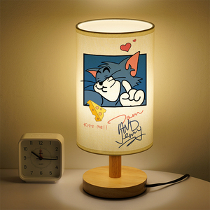 猫和老鼠小台灯周边ins小夜灯网红情侣款led台灯卡通可爱潮流调光