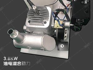 MIAT农用植保机无人机油电混合动力系统M3800油动发电动机长航时