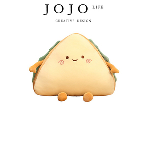 JOJO'S L. PD.Ice.抱枕创意表情三明治可爱柔软沙发靠垫 | 杭冰