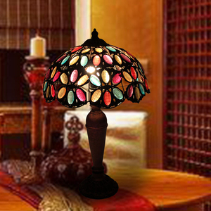 其他摩洛哥地中海田园风格镂空铁艺卧室床头书房装饰台灯特价