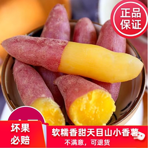 新鲜红薯农家临安天目山小香薯板栗沙地薯地瓜蜜薯金手指番薯蔬菜