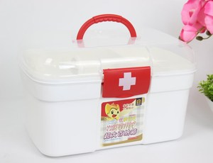 家庭特大号医药用多层急救药品收纳箱盒家用塑料儿童药箱医疗薬箱