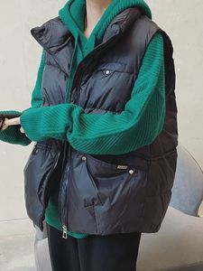 羽绒棉马甲女2024秋冬季新款欧货洋气爆款网红洋气短款背心外套