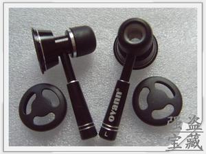 DIY耳机材料 原装ovann金属两面听耳机耳塞外壳 带胶圈 三种用途