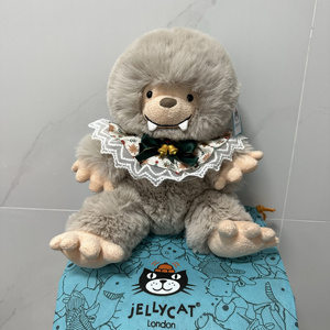 正品jellycat大脚怪阿波Bo Bigfoot狼人雅尼雪怪绝版毛绒公仔32cm