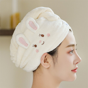 日本ZD干发帽超强吸水浴帽速干加厚柔软快干擦头发2023新款包头巾