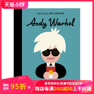 【现货】【小人物，大梦想】安迪·沃霍尔Andy Warhol 3-6岁儿童艺术建筑启蒙彩图教育绘本 英文原版 早教激发职业发展 善本图书