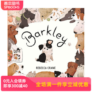 【预售】Barkley 巴克利是什么样的小狗 插画家Rebecca Crane 英文原版儿童绘本