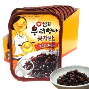 包邮70g*5膳府酱黑豆罐头韩国进口咸菜酱菜下饭菜韩式小菜