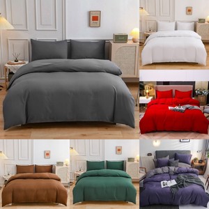 Cotton Bed sheets set duvet quilt cover pillow cases 四件套