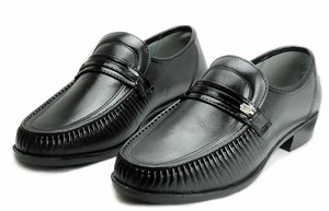 磁疗人造皮革健康皮鞋，男式爸爸健康鞋，防水防滑工作鞋保健鞋