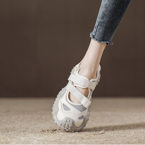 西班牙小众品牌ONGYSL包头运动凉鞋女鞋丑萌鞋厚底镂空透气老爹鞋