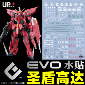 【EVO】MG Aegis Gundam GAT-X303 圣盾高达/神盾高达.荧光水贴