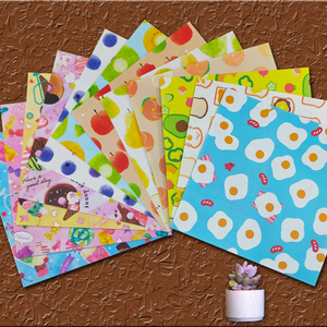 儿童手工纸彩色正方形千纸鹤日式早餐水果糖果花球纸飞机diy折纸