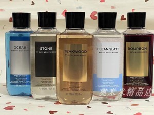 包邮BBW男士香氛沐浴露洗发洁面沐浴露多功能Bath&BodyWorks295ml