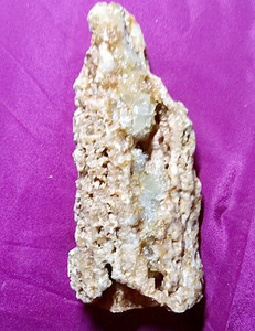 天然溶洞碳酸钙结晶体钟乳石花 中透明化石矿物摆件奇石观赏 S30