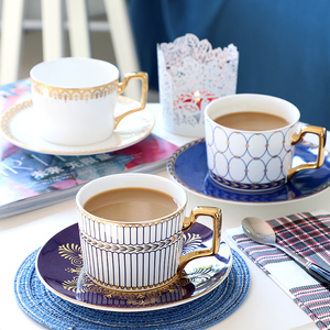 高档精致咖啡杯套装陶瓷家用欧式英式下午茶茶具红茶杯骨瓷小奢华