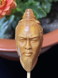 橄榄核雕刻三国历史人物肖像写实刘备关羽张飞诸葛亮曹操精雕文玩