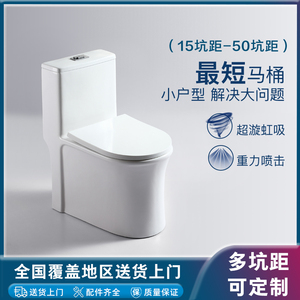 新款最短马桶小户型定制坑距19/20/25/28/35/37/38/45/48/50/52cm