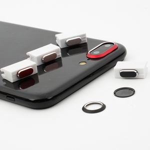 iphone7防尘塞金属苹果7plus镜头盖手机充电口塞7p 5s指纹按键6华