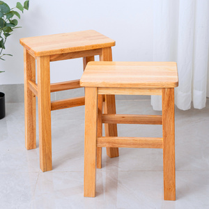 实木方凳工厂新中式凳子商用餐馆45cm餐桌凳家用木凳子简约经济型