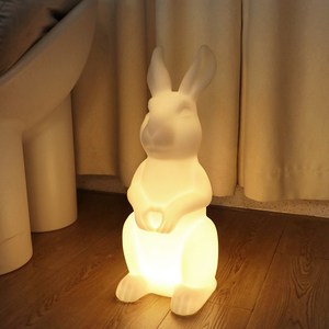 兔子落地灯可爱床头灯儿童房台灯女孩卧室装饰小夜灯创意卡通动物