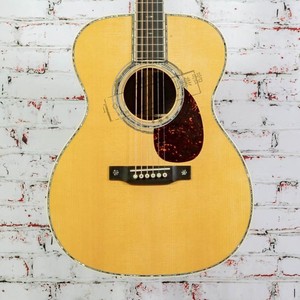 标价85折 马丁Martin OM-42 40寸圆角西提卡云杉面板全单民谣吉他