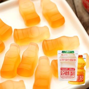 韩国进口乐天LOTTE乳酸菌QQ软糖儿童造型橡皮糖可爱糖果休闲零食