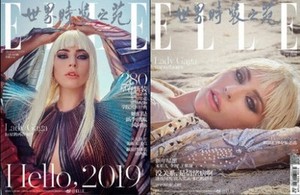 ELLE世界时装之苑2019年1月 Lady Gaga封面 李纯胡歌 无肖战内页