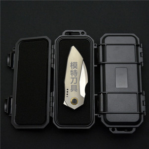 刀盒适用第九区查理绿刺折刀战术防水防摔防震EDC随身收纳工具盒
