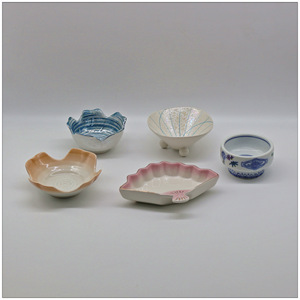 出口尾货日本料理餐具小菜碟日式风格陶瓷芥末章鱼个性碗创意器皿