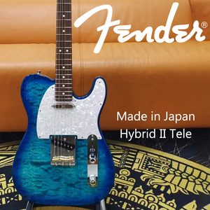 2024限量款Fender芬达日芬Hybrid II宝石蓝Tele电吉他吉它