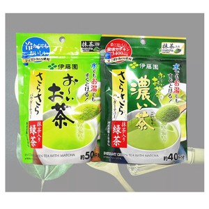 日本进口伊藤园抹茶 天然绿茶速溶绿茶粉 入特浓纯浓味 40g/50杯