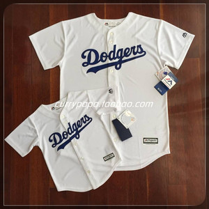 【正品】MLB职棒大联盟 Youth刺绣款 洛杉矶道奇  情侣亲子棒球服