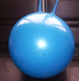 特价销售羊角球瑜伽球85CM的只要45元送气泵