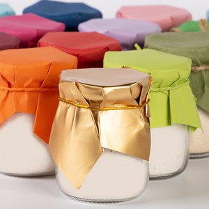 金色布丁纸甜品台布丁杯子封口纸绳子diy韩国绒绑带烘焙装饰纸