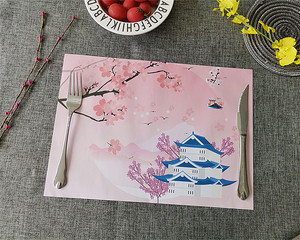 【1】一次性餐垫纸日式西餐垫纸餐桌一次性铺垫餐桌餐厅饭店快餐