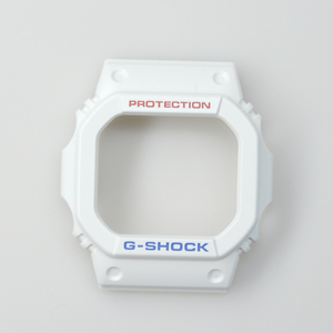 卡西欧白色方块手表壳GW-M5610TR-7/G-5600E树脂表套框原 配件装