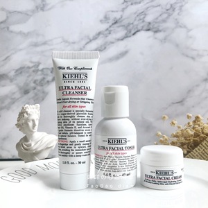 【中小样】Kiehl's科颜氏/契尔氏 高保湿洗面奶/爽肤水/面霜 补水