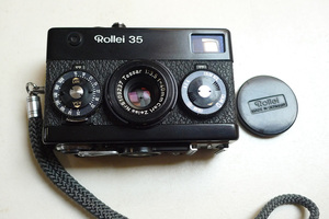 禄来 ROLLEI 35 德产罕见黑机旁轴胶片相机