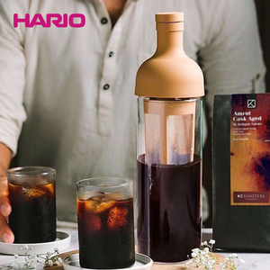 日本HARIO冷萃壶冰滴咖啡壶家用冷萃杯冷泡壶玻璃密封冷萃瓶器具
