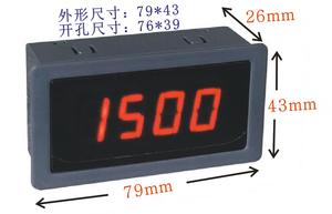 5135表头变频器外接板表0-10V 50Hz频率表 转速表 电流表 4-20mA