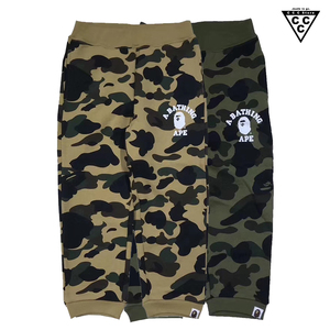 CCC.现货Bape 1st Camo Pants童装猿人鲨鱼日本潮牌迷彩运动棉裤