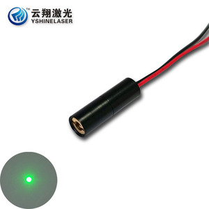 超小光斑510nm520nm10mW绿色激光模组玻璃准值透镜点状定位瞄准头