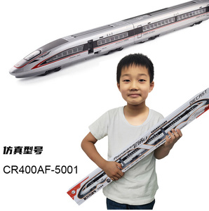 电动复兴号东风火车头轻轨地铁动车组高铁和谐号合金声光模型玩具