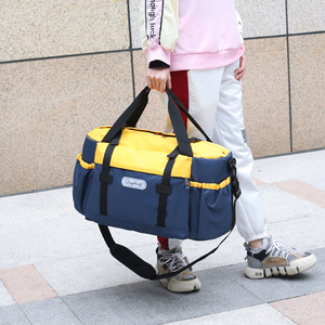 新款行李包手提男大容量折叠帆布学生住宿运动装衣服的兜子旅行袋