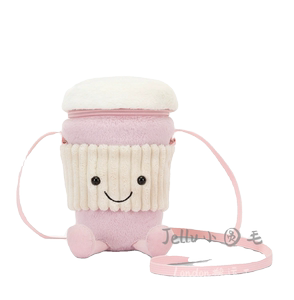 国内现货 英国代购Jellycat粉色灰色咖啡杯包伦敦限定北京现货