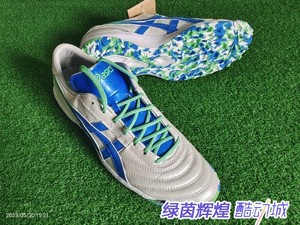 1113A032亚瑟士Asics正品C3袋鼠皮加宽人工草地碎钉TF低帮足球鞋