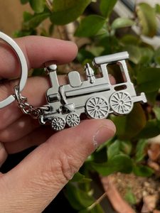 火车造型全金属钥匙链创意钥匙圈挂件免费钥匙扣定制汽车匙扣